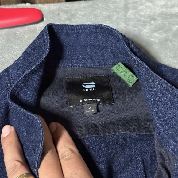 G Star Raw Womens Wrap Dress Longsleeve Blue Denim Size Small City Designer Boho - Picture 5 of 15